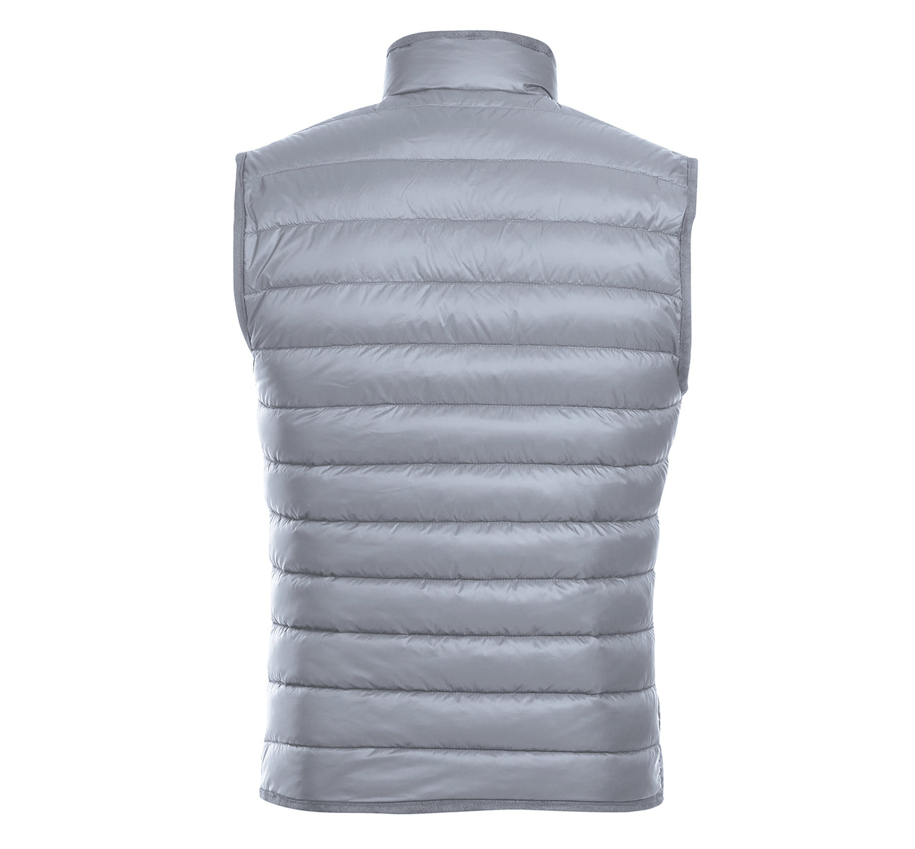 Renoir Jonathan Alessandro Vitello Nylon Down Vest in Grey (831-2) - Lightweight Warm Layering for Outdoor Activities & Casual Wear