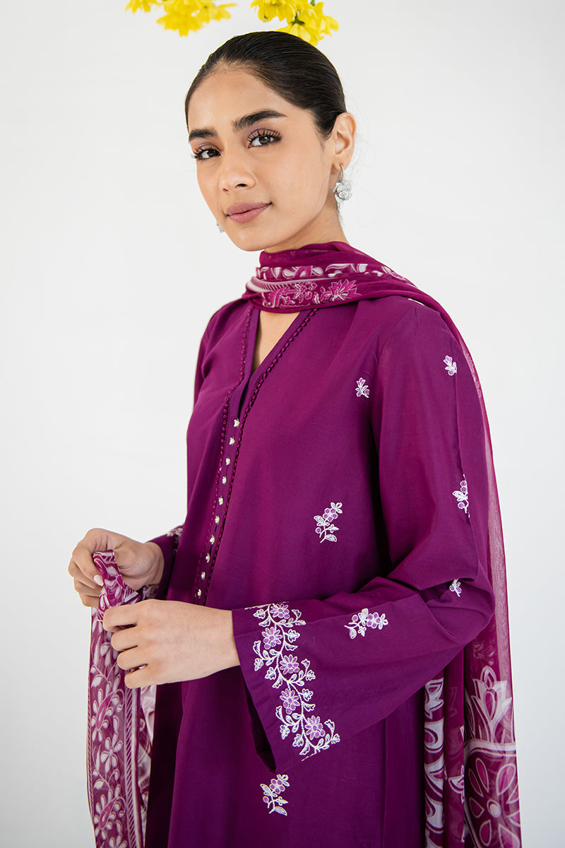 IMPERIAL 2PC Women's Ethnic Outfit Set (Kurta & Dupatta) - Traditional Indian Wear for Festivals, Weddings & Special Occasions