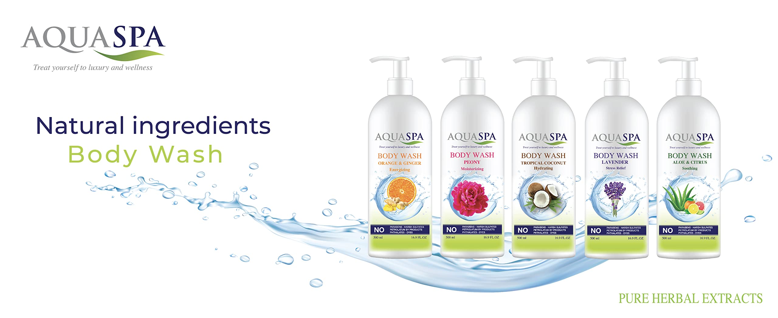 Aloe Vera & Citrus Body Wash - Soothing & Hydrating 16.9 Oz for Sensitive Skin - Perfect for Daily Shower & Post-Workout Refreshment