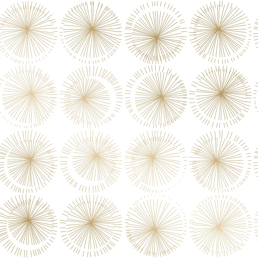 Metallic Gold Starburst