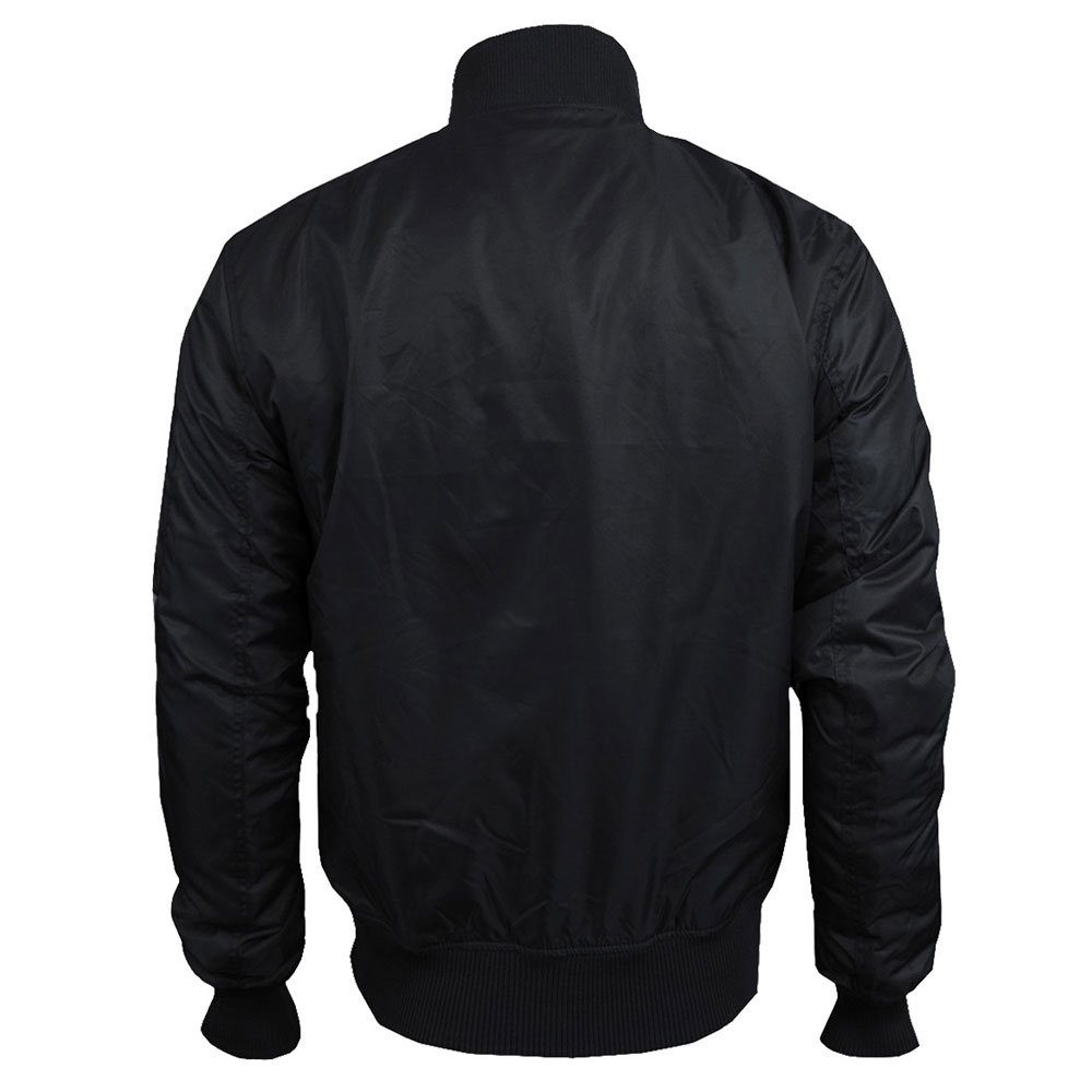 Top Gun® MA-1 Nylon Bomber Jacket with Patches - Stylish Military Flight Jacket for Men | Perfect for Aviation Enthusiasts, Casual Wear & Outdoor Adventures