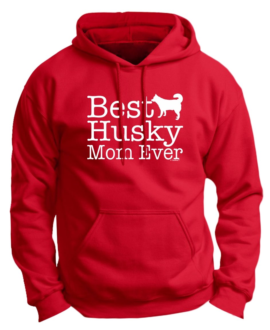 Best Husky Mom Ever Premium Hoodie Sweatshirt - Cute Husky Dog Lover Gifts for Women - Perfect for Dog Walks, Pet Owner Apparel & Casual Outfits