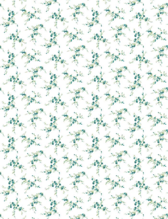 Jolene Teal Wallpaper by Wallshoppe - Premium Peel & Stick Wallpaper for Bedroom, Living Room & Nursery Decor