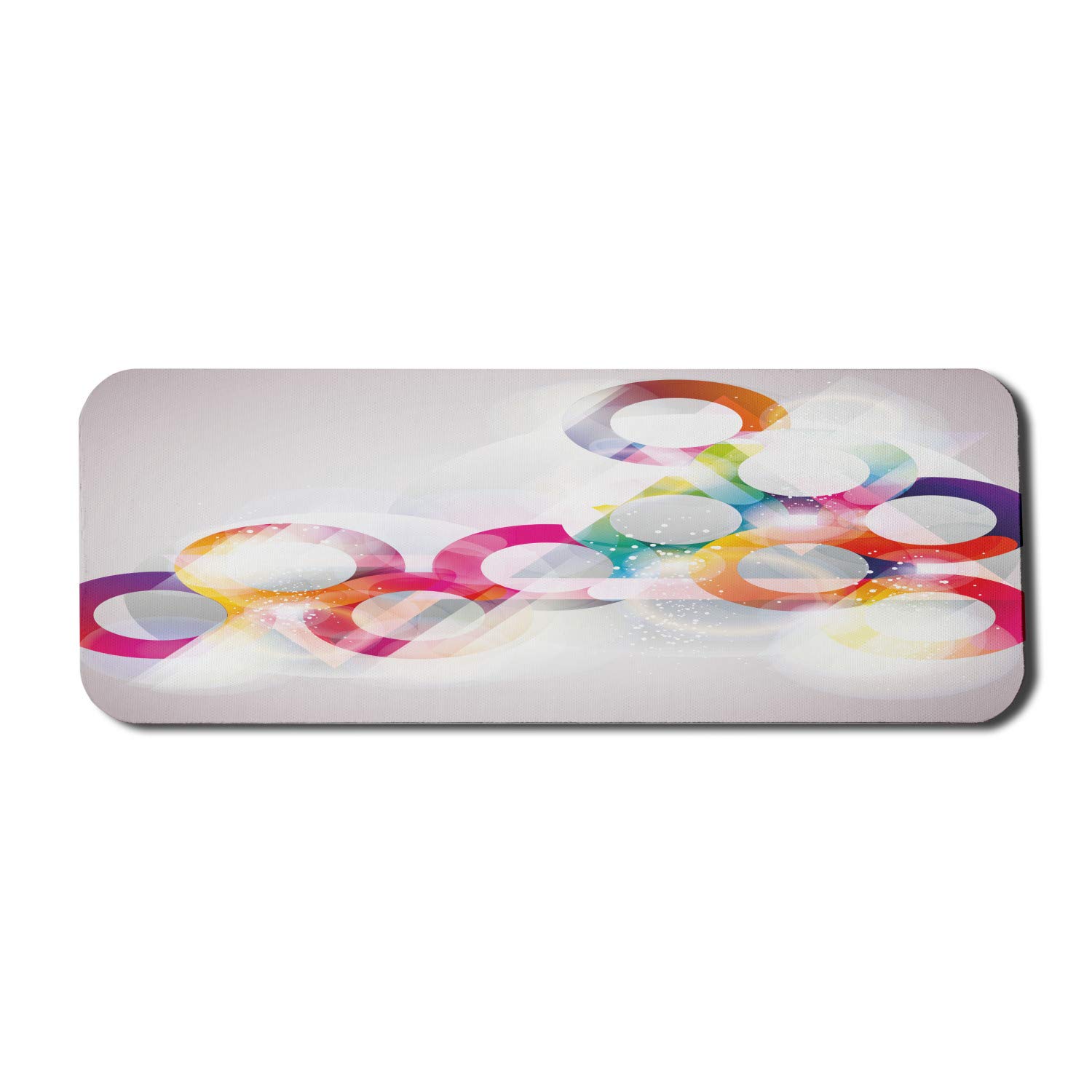 Ambesonne Abstract Computer Mouse Pad - Non-Slip Rubber Gaming Mousepad (31