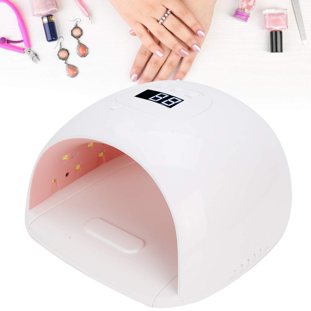 72W Professional UV LED Nail Lamp for Gel Polish - Painless Curing Light with 36 LED Chips & Detachable Base (110-240V) - Perfect for Salon, Home Manicure & Nail Art