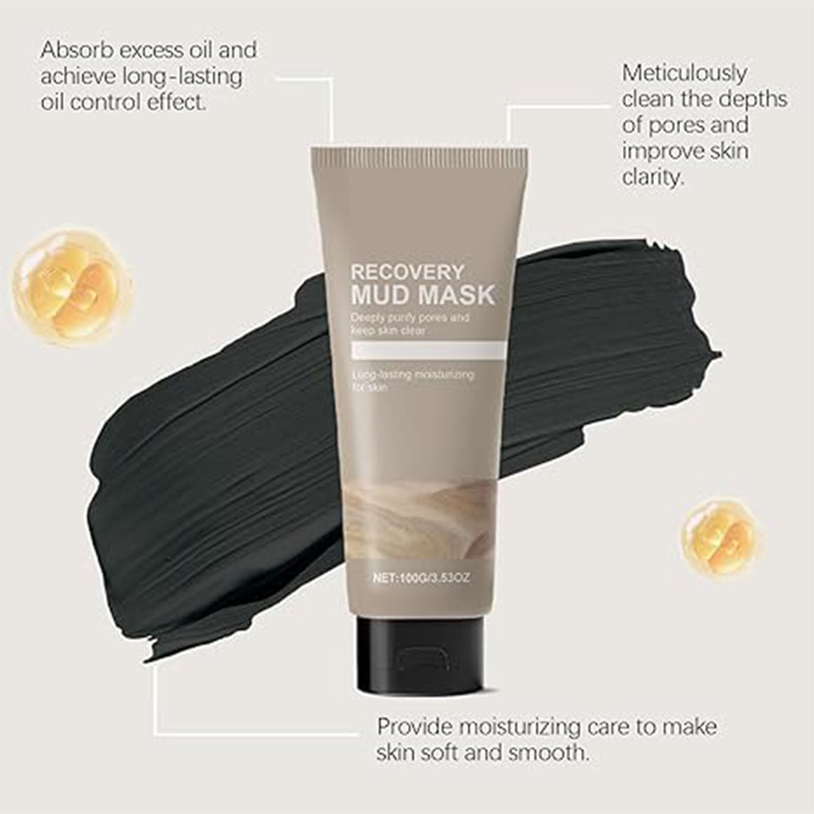 Boryeong Mud Mask for Deep Cleansing & Hydration - Korean Clay Face Mask for Pore Treatment & Moisturizing | Detoxifying Facial Mask for Acne-Prone & Oily Skin | Perfect for Spa Night & Self-Care Routine