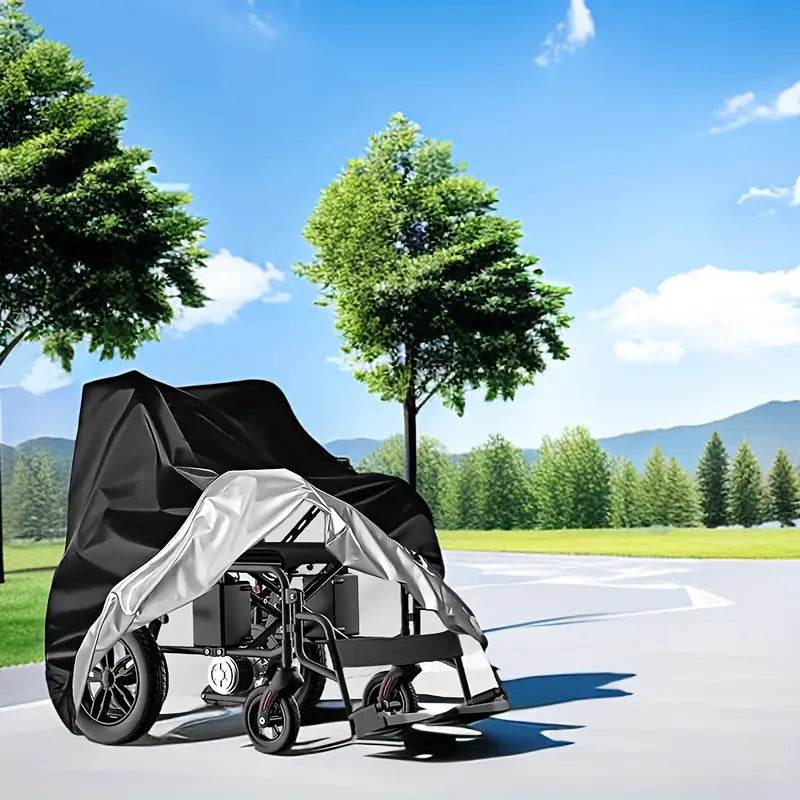 Premium Heavy Duty Waterproof Electric Wheelchair Cover - All-Weather Protection for Indoor & Outdoor Use - Ideal for Rain, Snow, and Daily Commuting