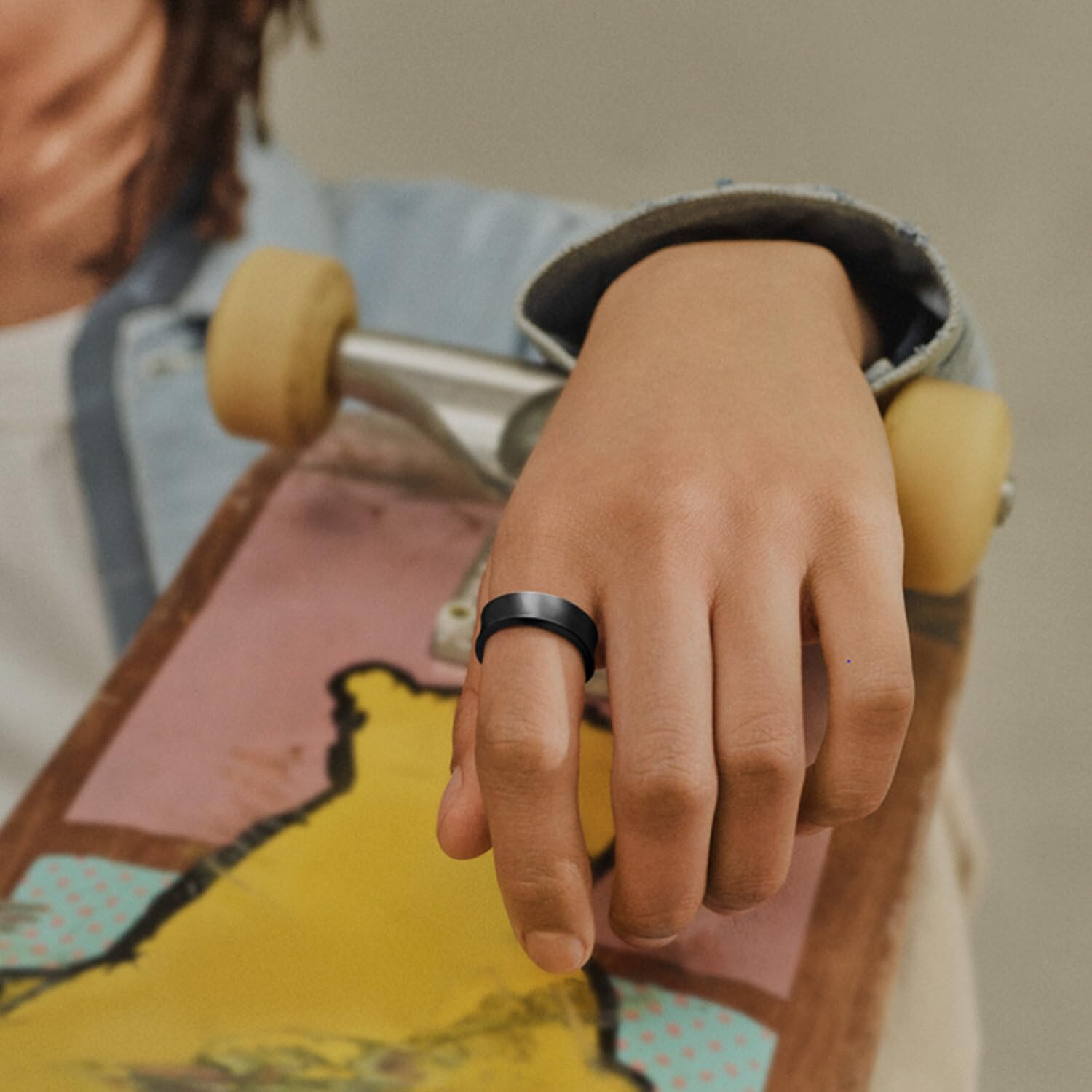 SAMSUNG Galaxy Ring AI Smart Ring with Sizing Kit - Fitness & Sleep Tracker, 7-Day Battery, Titanium Gold (Size 15) - US Version with 1-Year Warranty | Perfect for Health Monitoring, Workouts & Daily Activity Tracking