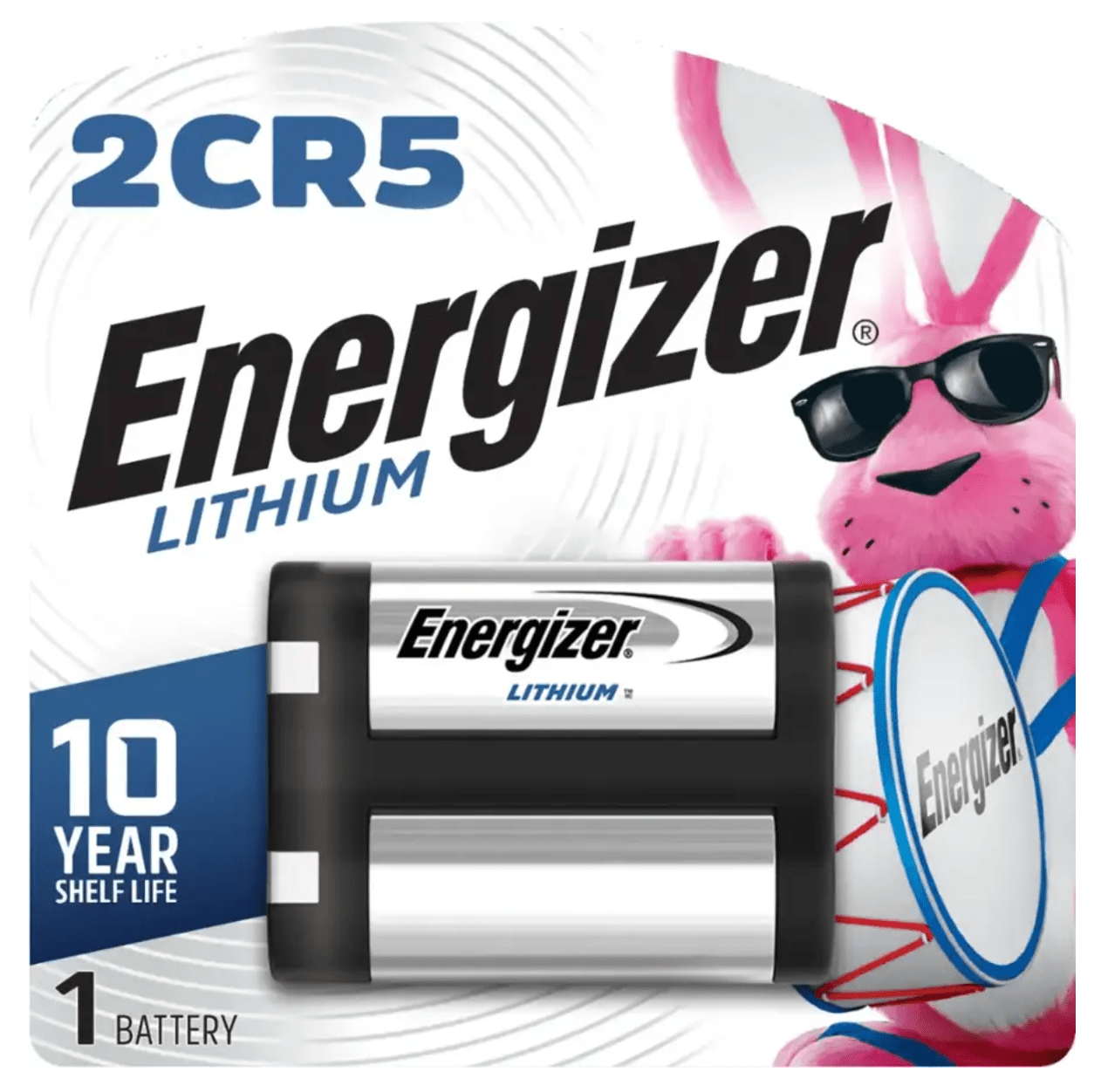 Energizer 2CR5 6 Volt Lithium Battery - Long-Lasting Power for Digital Cameras, Flashlights & Medical Devices | High-Performance Replacement Battery