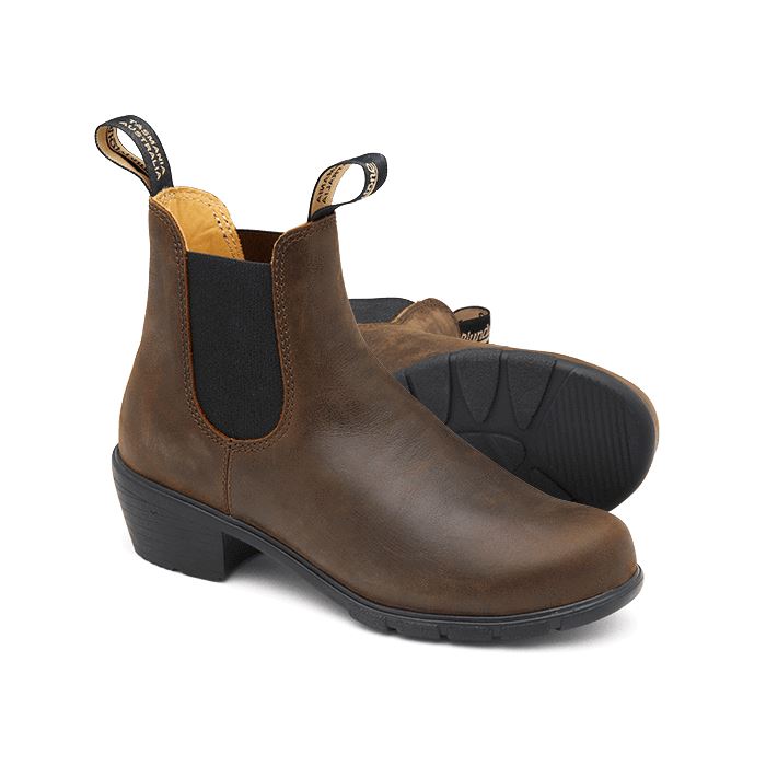 Blundstone Pull On Work Boots UK Size 1673 Brown - Durable & Comfortable for Outdoor Work, Hiking & Casual Wear