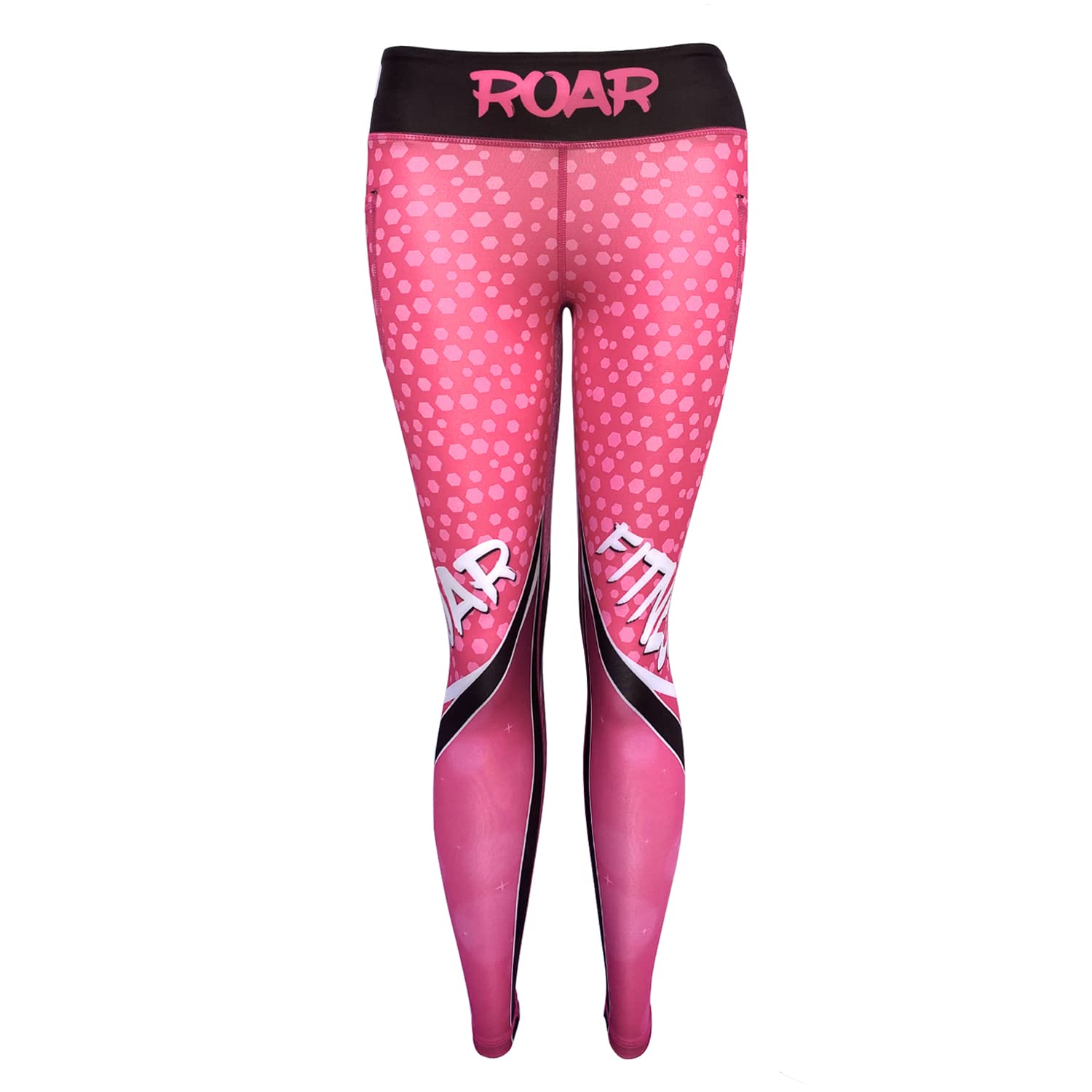 Roar Women's High-Waisted Compression Leggings - Yoga Pants for Running, Gym Workouts & Everyday Fitness | Moisture-Wicking & Tummy Control Activewear for Women