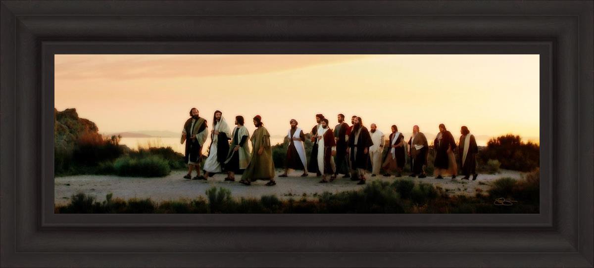 Follow Him - Christian Bible Verse Wall Art for Home & Church Decor - Perfect for Living Room, Bedroom, and Sunday School Inspirational Decorations