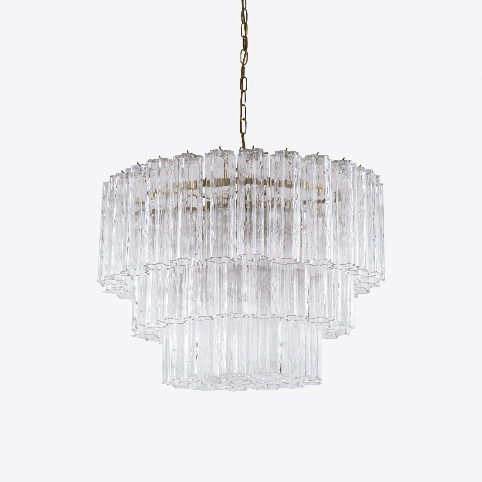 Medium Treviso Chandelier - Modern Crystal Ceiling Light Fixture for Dining Room, Bedroom & Living Room Decor