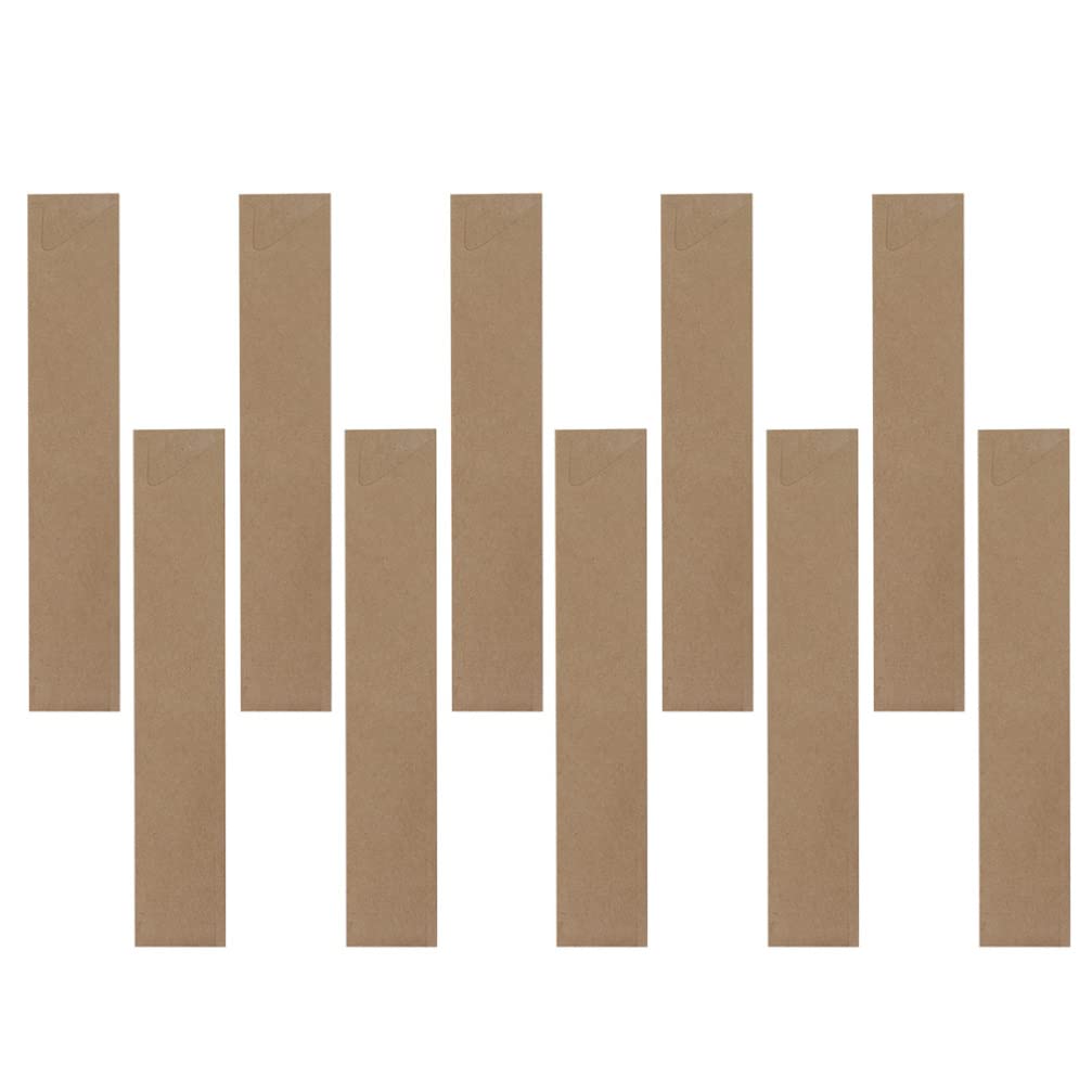 DOITOOL 100Pcs Disposable Chopstick Sleeves - Eco-Friendly Kraft Paper Cutlery Holders for Chopsticks & Silverware - Waterproof Tableware Wraps for Home, Restaurant, Wedding & Party Decorations - Perfect for Asian Cuisine, Catering Events and Table Setting Accessories