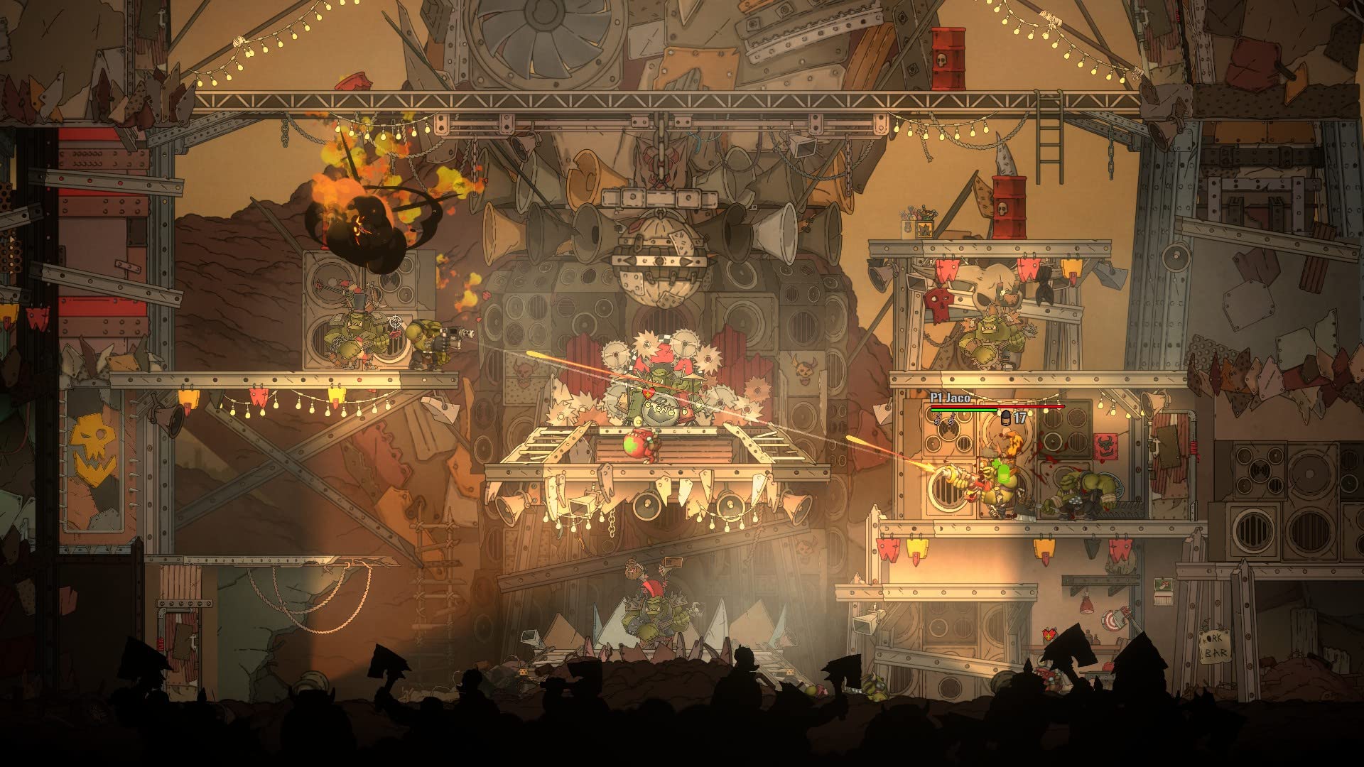 Warhammer 40,000: Shootas, Blood & Teef - PS4 Game | Action-Packed Warhammer Adventure | Perfect for Strategy & Sci-Fi Fans | Play at Home or Gaming Parties