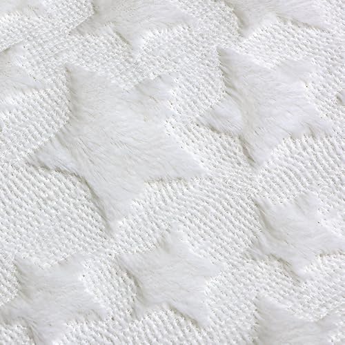 Embroidery Stars - White