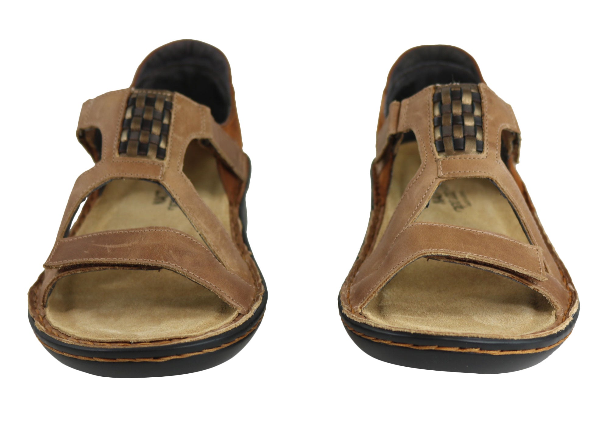 Naot Figaro Women's Leather Comfort Sandals - Wide Fit, Orthotic Friendly - Perfect for Walking, Travel & Casual Wear
