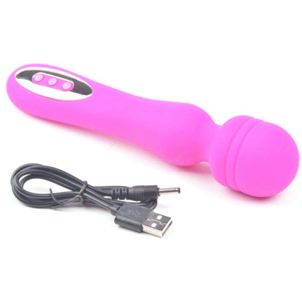 BeHorny 12-Speed Rechargeable Magic Wand Massager - Powerful Silicone Sex Toy for Women & Couples - Perfect for Relaxation, Foreplay & Intimate Moments at Home