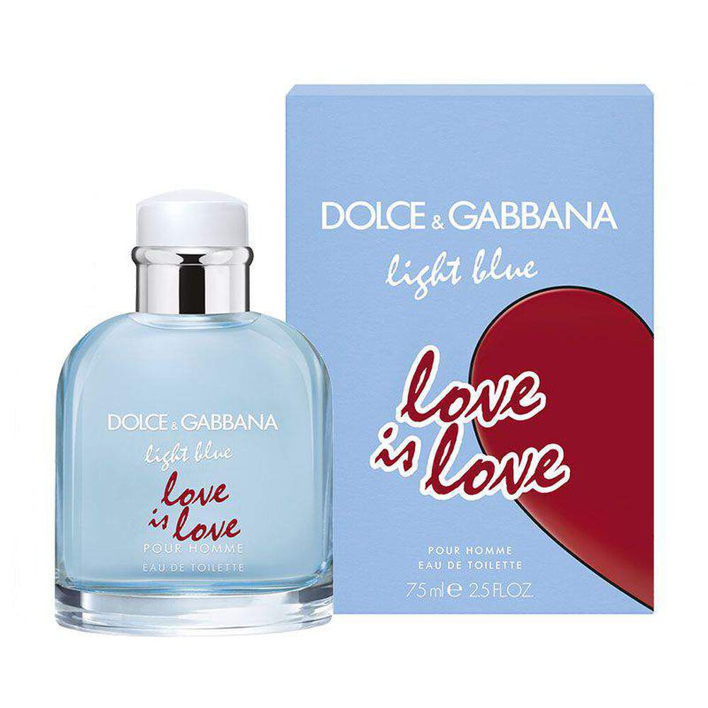 Dolce & Gabbana Light Blue Love Is Love 125ML Eau de Toilette Spray for Men - Fresh Citrus Aromatic Fragrance for Daytime Wear & Romantic Occasions