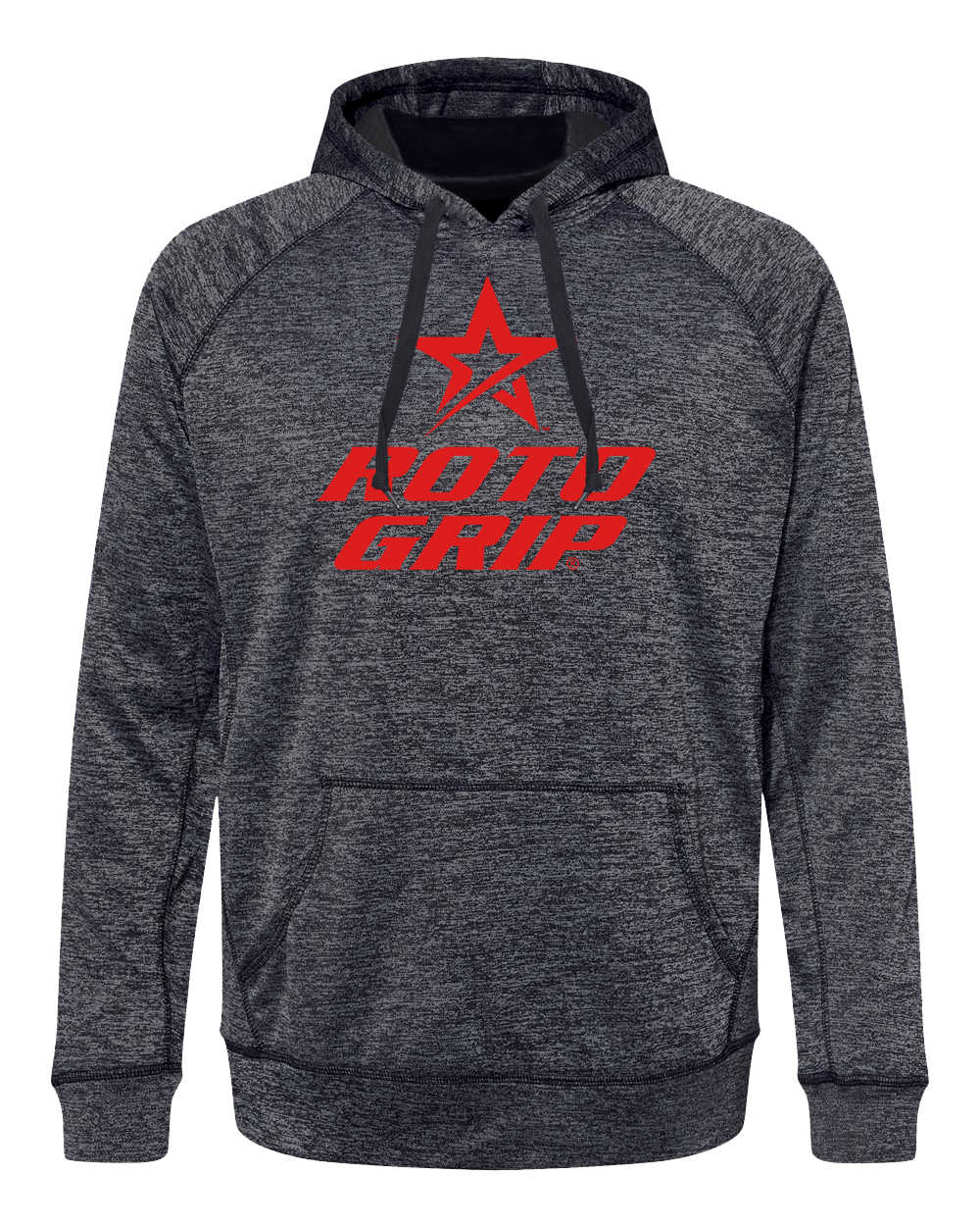 Roto Grip Classic Red Performance Hoodie for Men - Lightweight, Breathable & Moisture-Wicking Workout Hooded Sweatshirt - Perfect for Gym, Running & Outdoor Activities