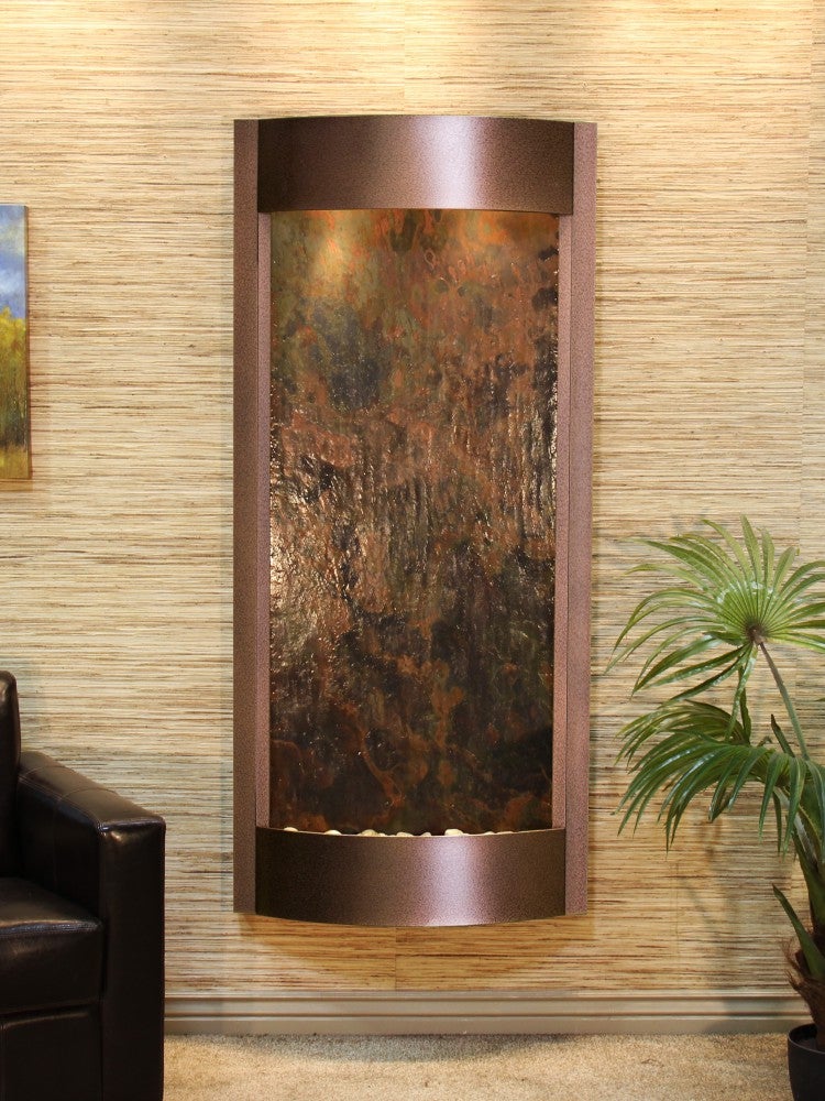 Adagio Pacifica Waters Copper Vein Multi-Color Featherstone Backsplash Tile - PWA5014 - Perfect for Kitchen, Bathroom, and Fireplace Accent Walls
