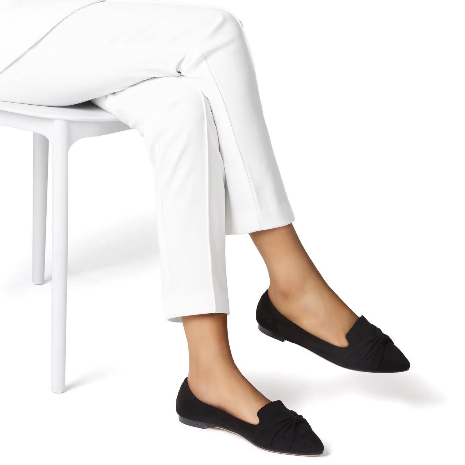 MUSSHOE Women's Comfortable Slip-On Flat Shoes - Casual & Dressy Loafers for Work, Travel & Everyday Wear