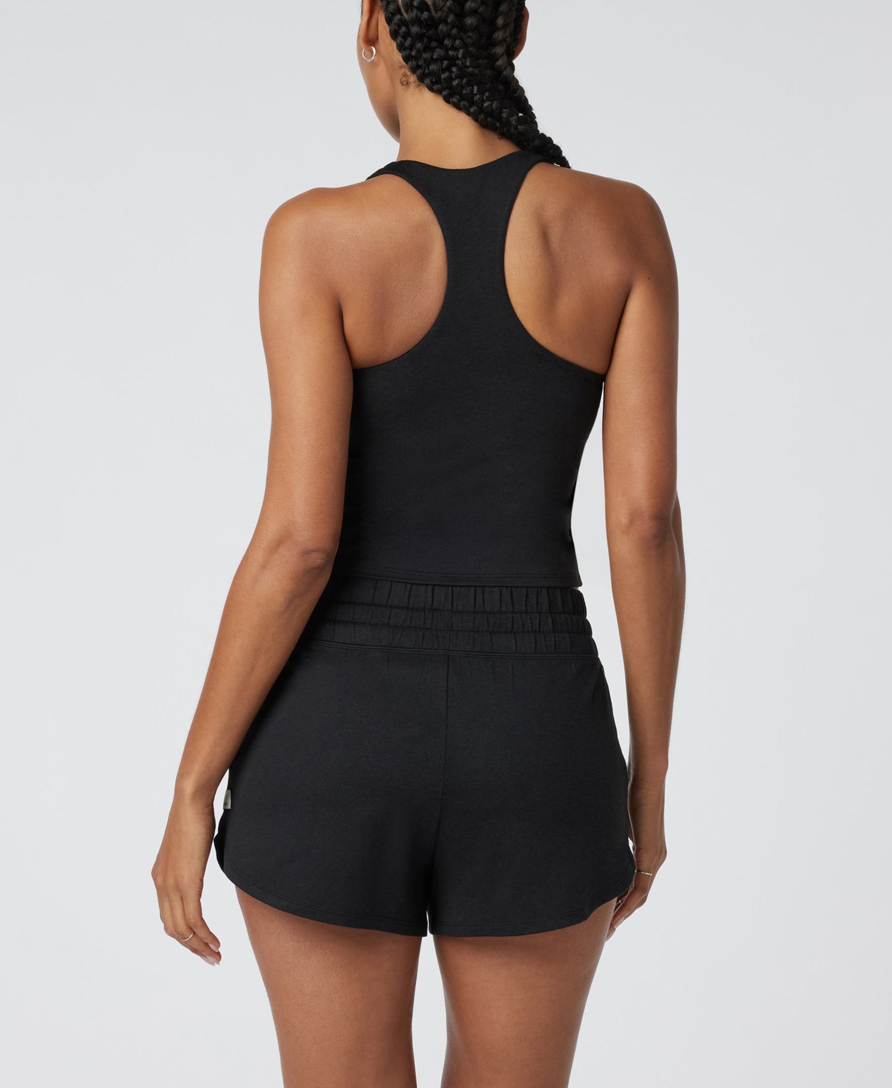 Vuori Halo Performance Crop Tank 2.0 - Women's Workout Top for Yoga, Running & Gym - Moisture-Wicking Activewear with Breathable Fabric