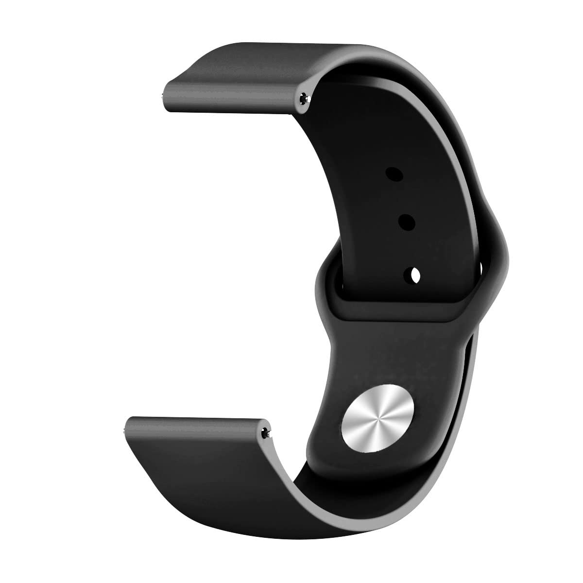 AONES 22mm Silicone Watch Band for Fossil Q Crewmaster Gen 2 - Sport & Casual Wear