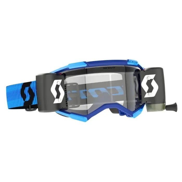 Scott Fury MX WFS Clear Lens Goggles - Motocross, ATV & Dirt Bike Riding Protective Eyewear for Men & Women - Perfect for Off-Road Racing, Trail Riding & Outdoor Adventures
