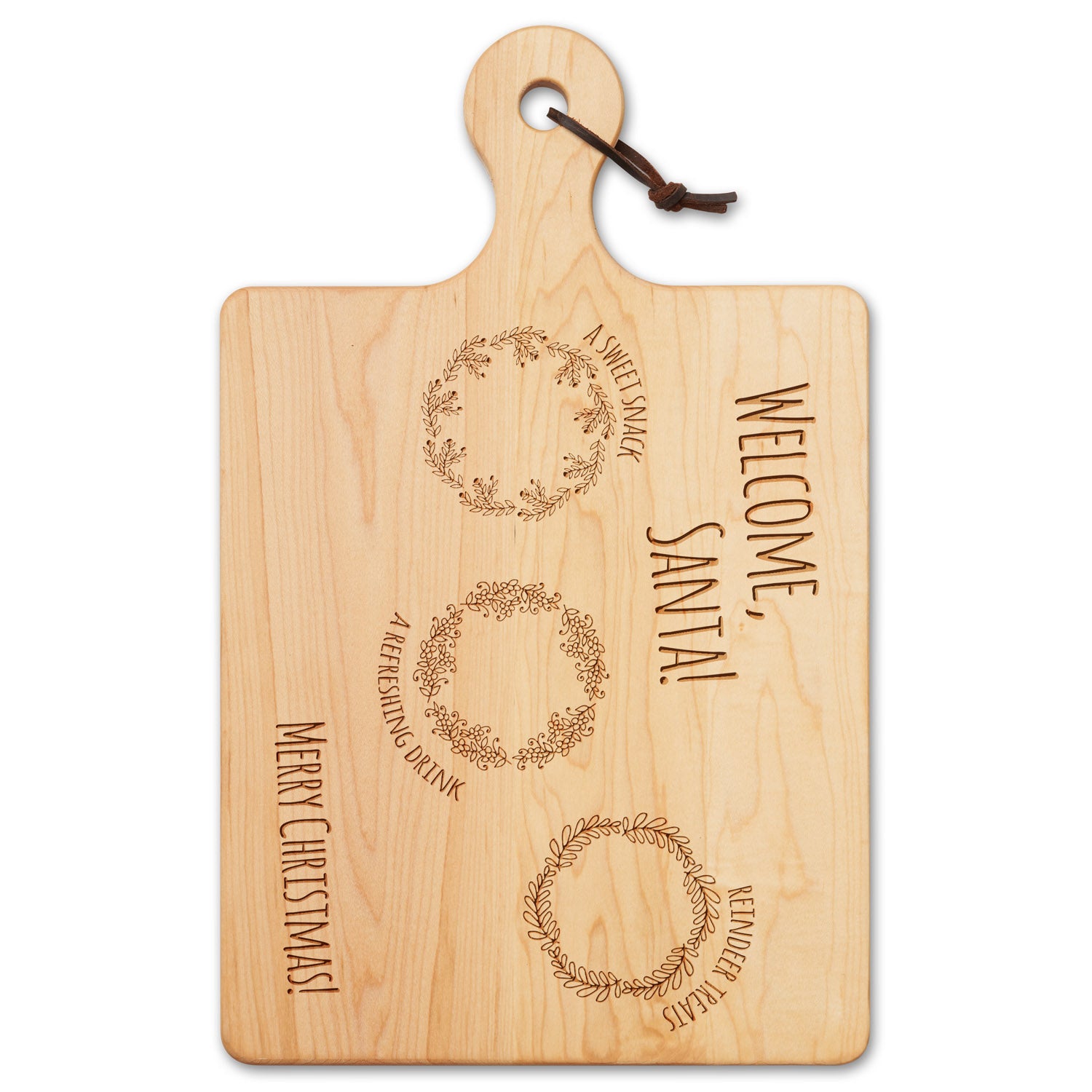 Premium Maple Wood Cutting Board & Cheese Platter - 16