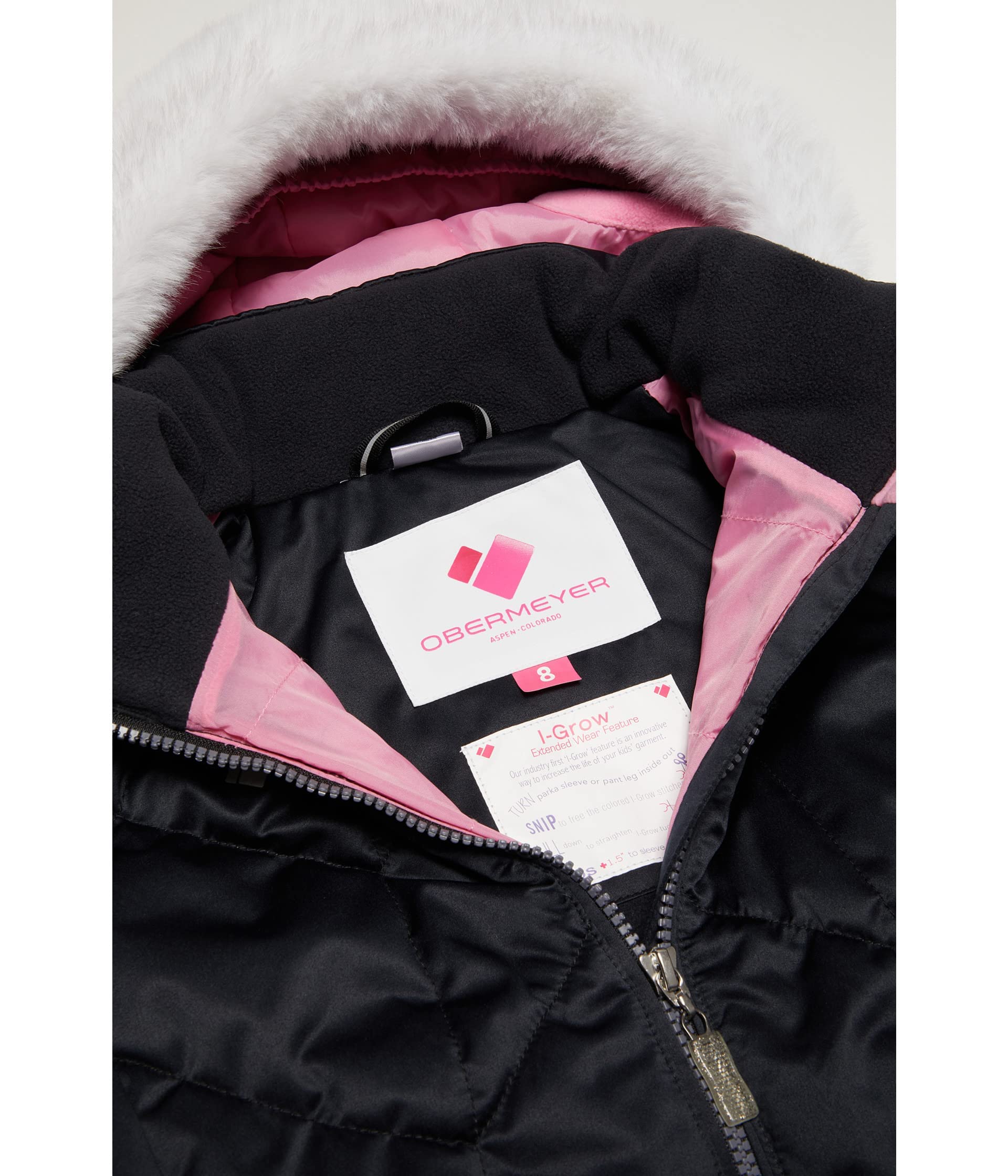 Obermeyer Girls' Roselet Jacket - Waterproof Winter Coat for Kids, Lightweight Insulated Snow Jacket for Outdoor Activities, Skiing, and Snow Play