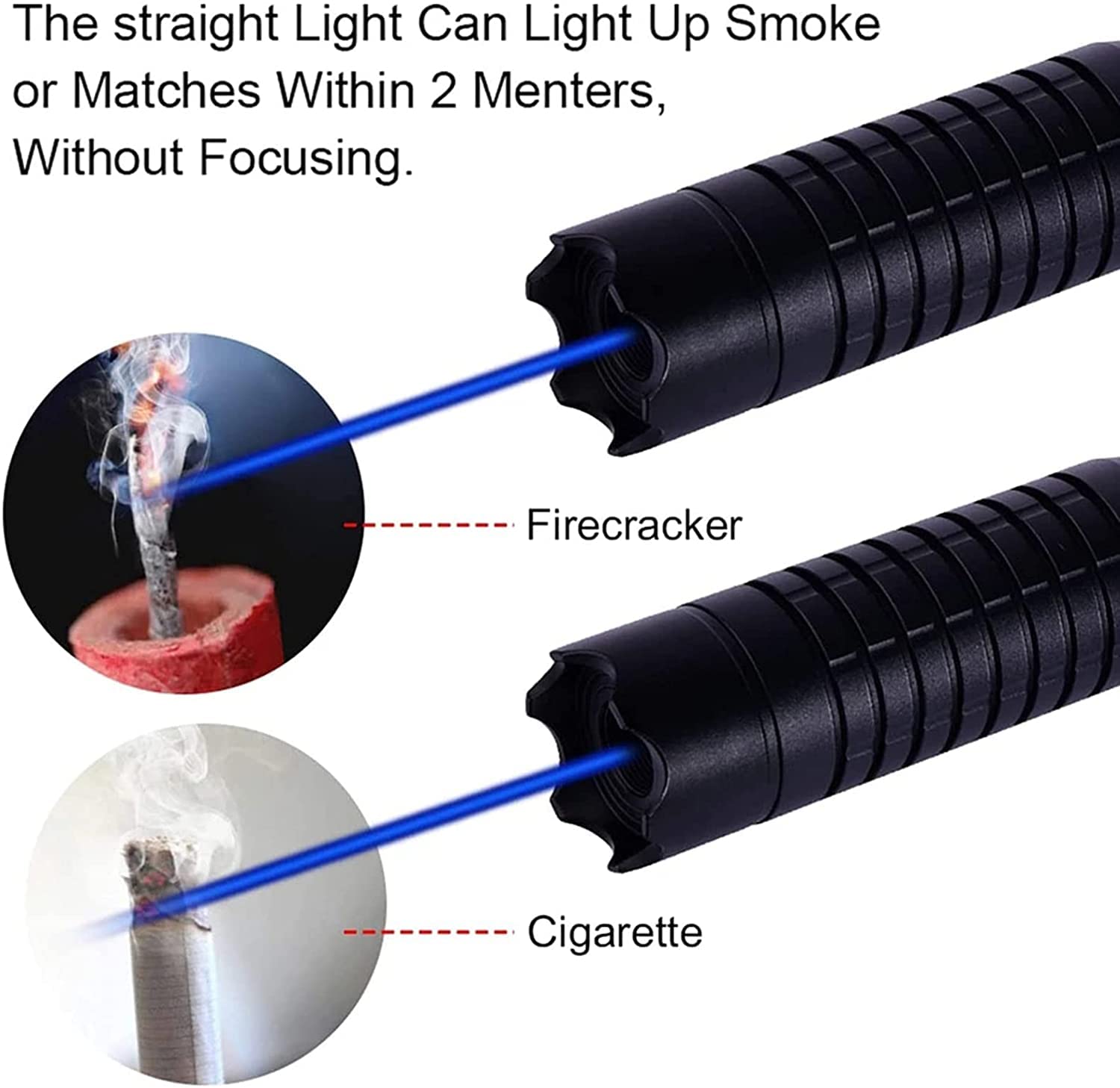 LXT PANDA Laser Pen Torch - High Power Adjustable Focus Blue Beam Flashlight for Hiking, Camping, Hunting | Portable Handheld Light for Outdoor Adventures, Night Exploration & Emergency Use