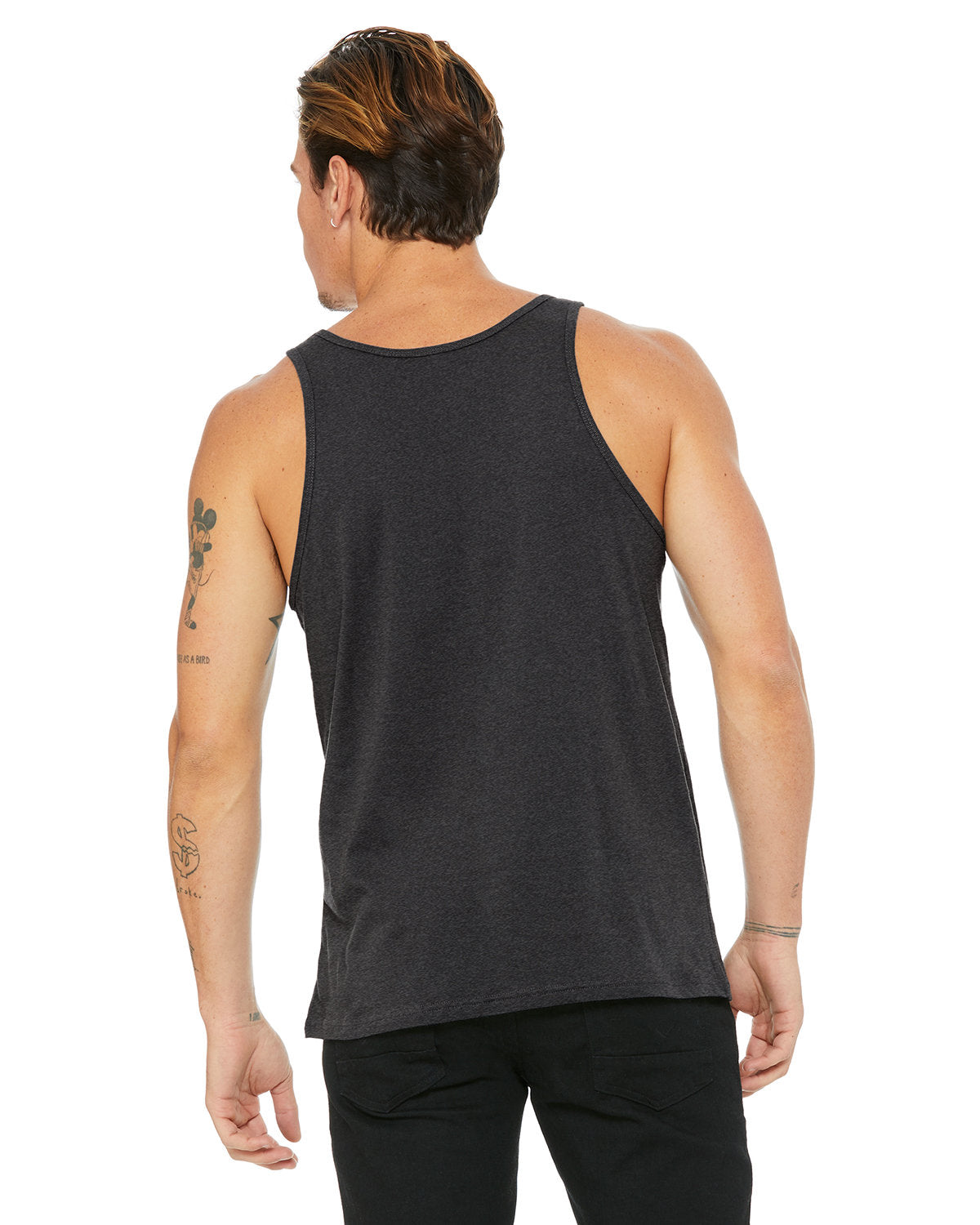 Bella + Canvas 3480 Unisex Jersey Tank Top - Soft Cotton Spaghetti Strap Casual Wear for Men & Women - Perfect for Summer, Gym, Beach & Layering