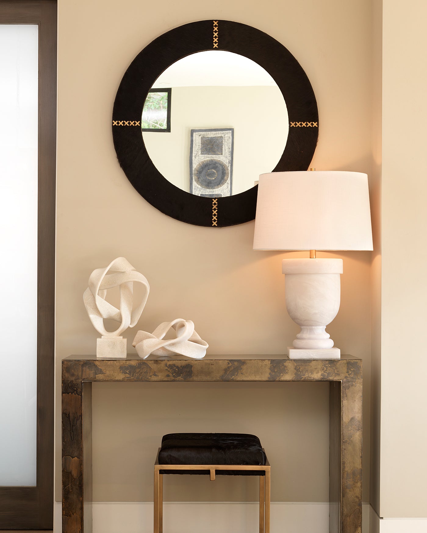 Carnegie Table Lamp - Modern LED Desk Light for Home Office, Bedroom & Study - Adjustable Brightness & Warm White Light
