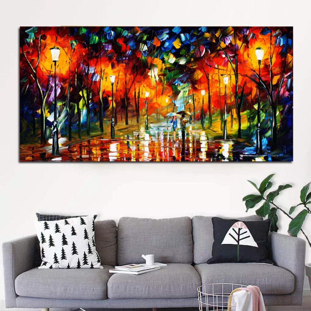5D Diamond Painting Kit - Rain Cityscape Rhinestone Embroidery DIY Art Craft with Full Tools | Round Drill Mosaic Decoration | 80X160cm Canvas | Perfect for Home Decor, Wall Art & Relaxing Craft Projects