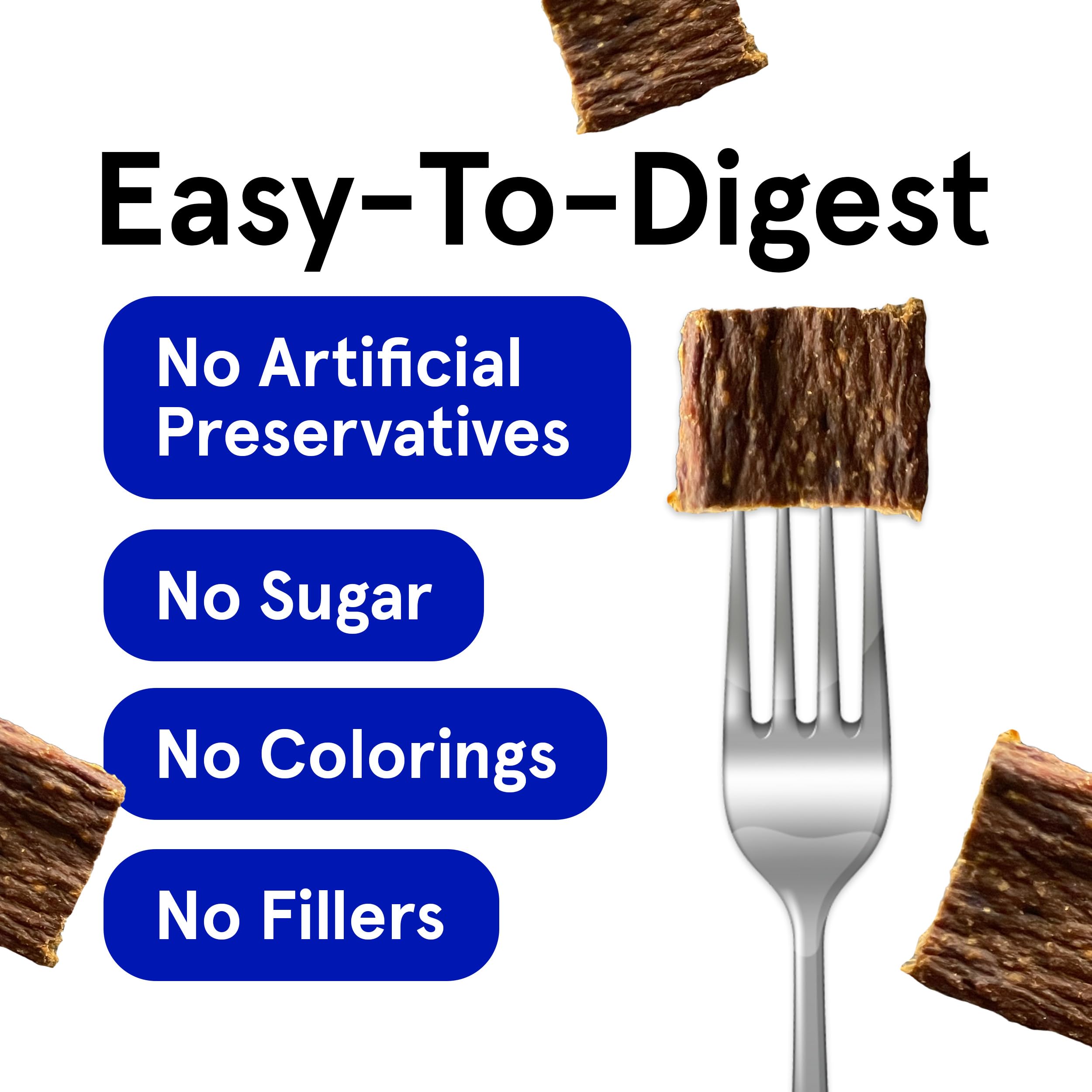 Premium Air-Dried Lamb Jerky Dog Treats - 12oz Grain-Free, High Protein Snacks Made with 95% Human-Grade Grass-Fed Free-Range Lamb - All Natural Bite-Sized Training Rewards for Small & Large Dogs - Perfect for Training, Travel & Outdoor Adventures