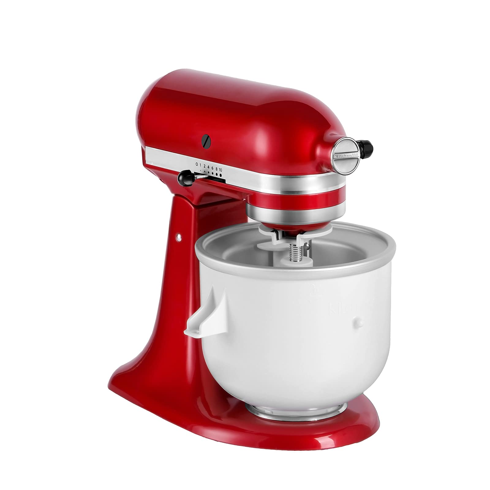KitchenAid Ice Cream Maker Attachment - 2 Quart Frozen Yogurt, Ice Cream & Sorbet Gelato Maker for Stand Mixers (Fits 4.5 QT & Larger, Not for Artisan Mini 3.5QT) | Perfect for Homemade Desserts, Parties & Family Treats