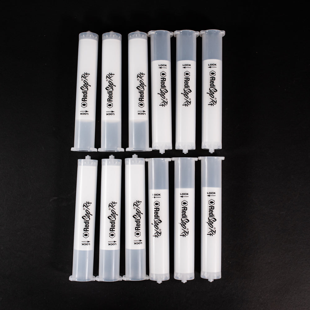 CombiFlash® Prepacked Silica Gel Disposable Sample Load Cartridges, 65 Gram (Pack of 12) - Ideal for Flash Chromatography, Laboratory Sample Purification & Chemical Separation