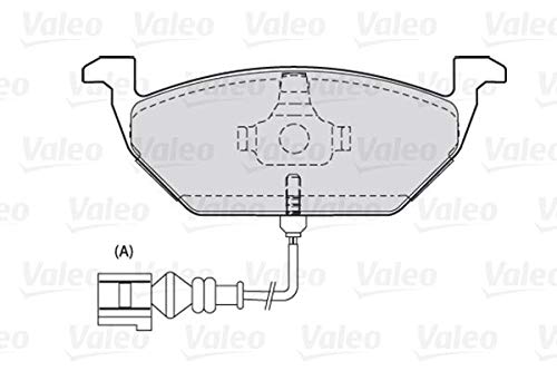 VALEO 301332 Premium Disc Brake Pads Set of 4 - High Performance Brake Pads for Smooth & Safe Stopping - Perfect for Sedans, SUVs & Light Trucks - Ideal for City Driving & Highway Commuting