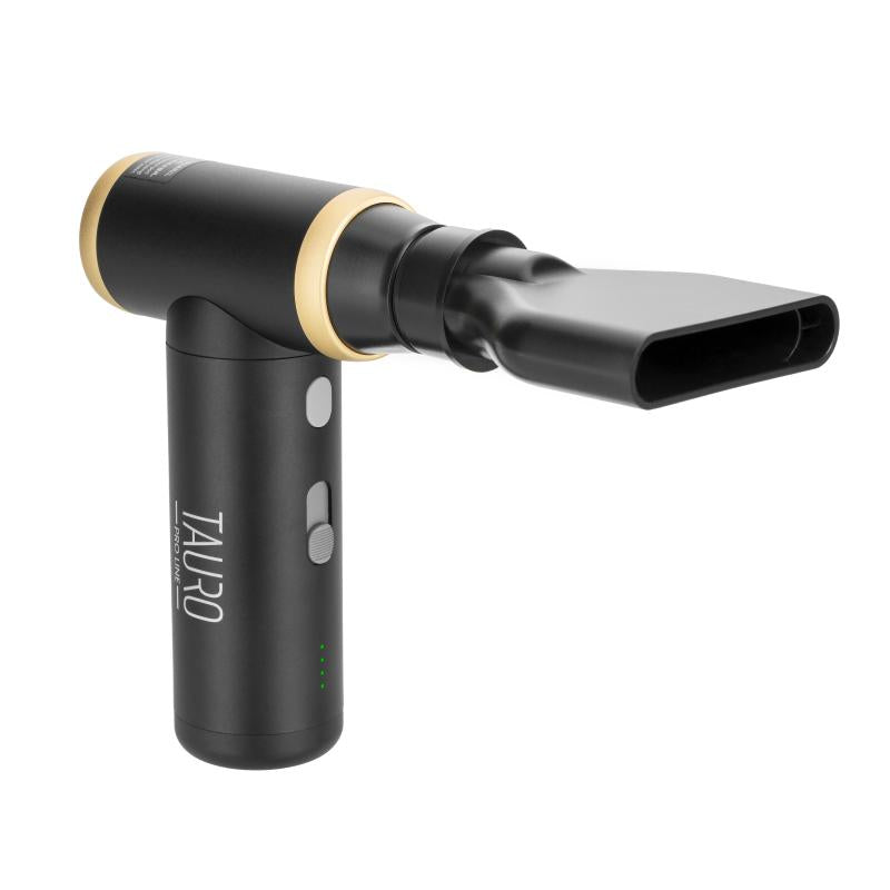 TAURO PRO LINE Cordless Pet Grooming Dryer - Mini Hair Dryer for Dogs & Cats, Universal Fit, Black - Perfect for Home Grooming & Travel Use