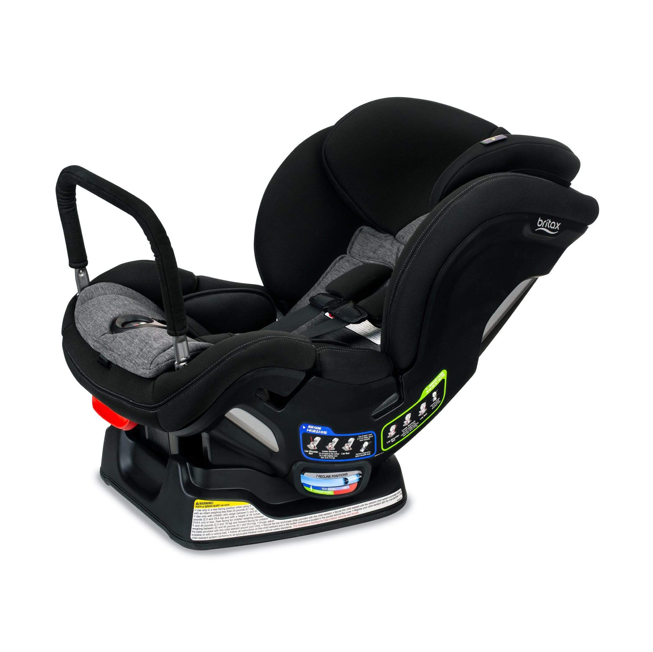 Britax Boulevard ClickTight ARB Convertible Car Seat with Anti-Rebound Bar & StayClean Cover - Safe & Comfortable for Babies & Toddlers (Perfect for Long Road Trips & Daily Commutes)