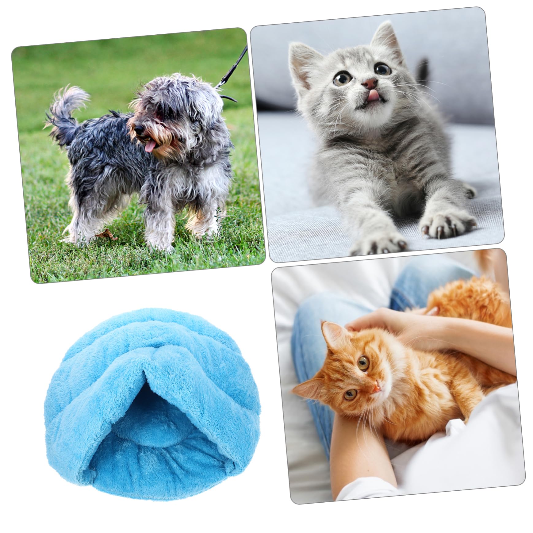 Warm and Cozy Cat Bed for Winter - Soft Pet Sleeping Nest for Cats & Small Dogs - Perfect for Indoor Use, Couch, Bedroom, or Pet Carrier