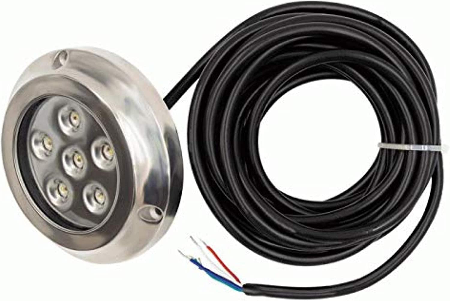 Metra 72W Underwater Transom Light RGBW LED Boat Lighting for Marine & Yacht - Perfect for Night Fishing, Pool Parties & Dock Illumination