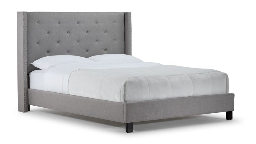 Audrey 3-Piece Full Bed Set - Soft Grey Comforter, Sheets & Pillowcases - Cozy Bedroom Decor for Guest Rooms & Dorm Essentials