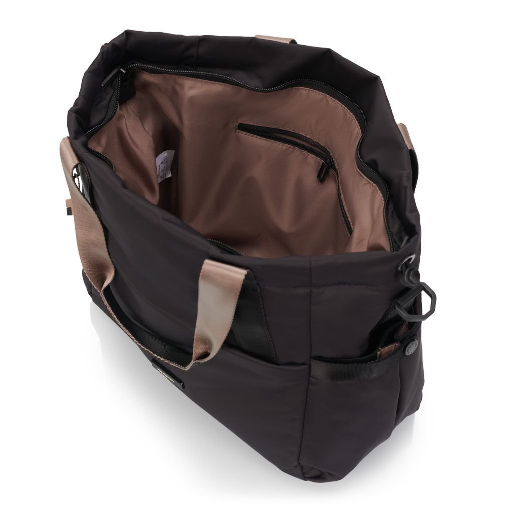 Hedgren Galactic RFID Blocking Tote Bag - Stylish & Secure Black Handbag for Women | Perfect for Travel, Work & Everyday Use