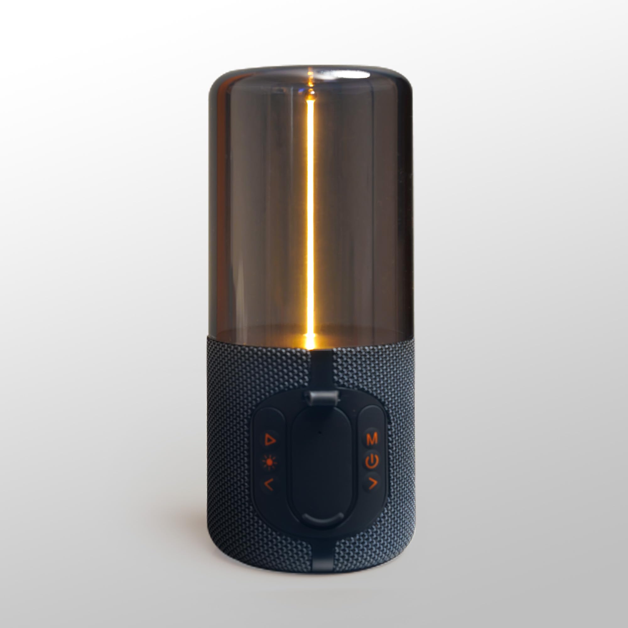 Minimalist Bluetooth Speaker Table Lamp - Cordless LED Desk Lamp with Touch Control, Rechargeable Modern Nightstand Light for Bedroom, Office, Living Room | Perfect Gift for Men, Women, Parents (Him/Her/Dad/Mom)