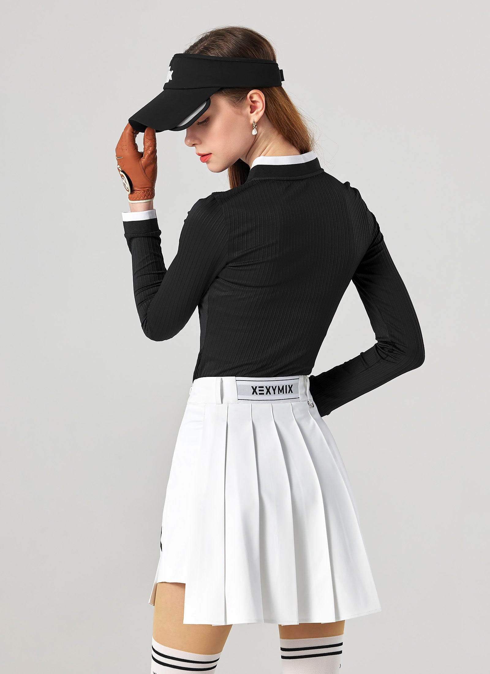 XXMX Pleated Culottes Skirt for Women - High Waisted Flowy Palazzo Pants Skirt - Office Wear, Casual Outfits & Summer Fashion
