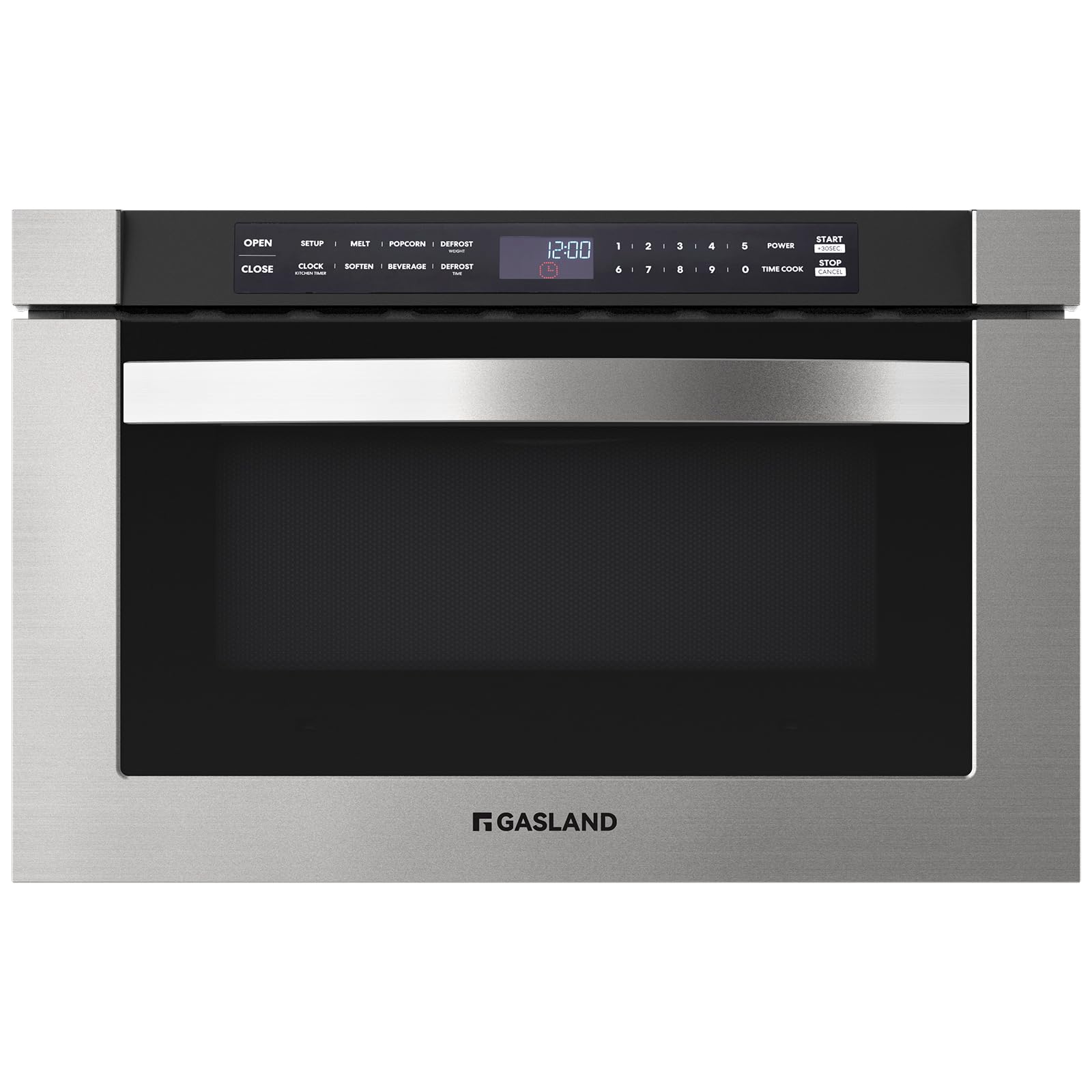**GASLAND 1.2 cu. ft. Built-In Microwave Drawer - 24 Inch, 1000W Under Counter Microwave with 11 Cooking Levels & Touch Controls - Stainless Steel - Perfect for Kitchens, RVs, and Small Spaces**