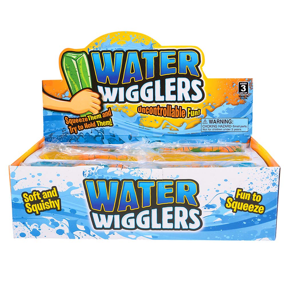 Rhode Island Novelty 4.75 Inch Clownfish Water Wiggler - Fun Pool & Aquarium Decor for Kids Bath Time and Fish Tank Accessories