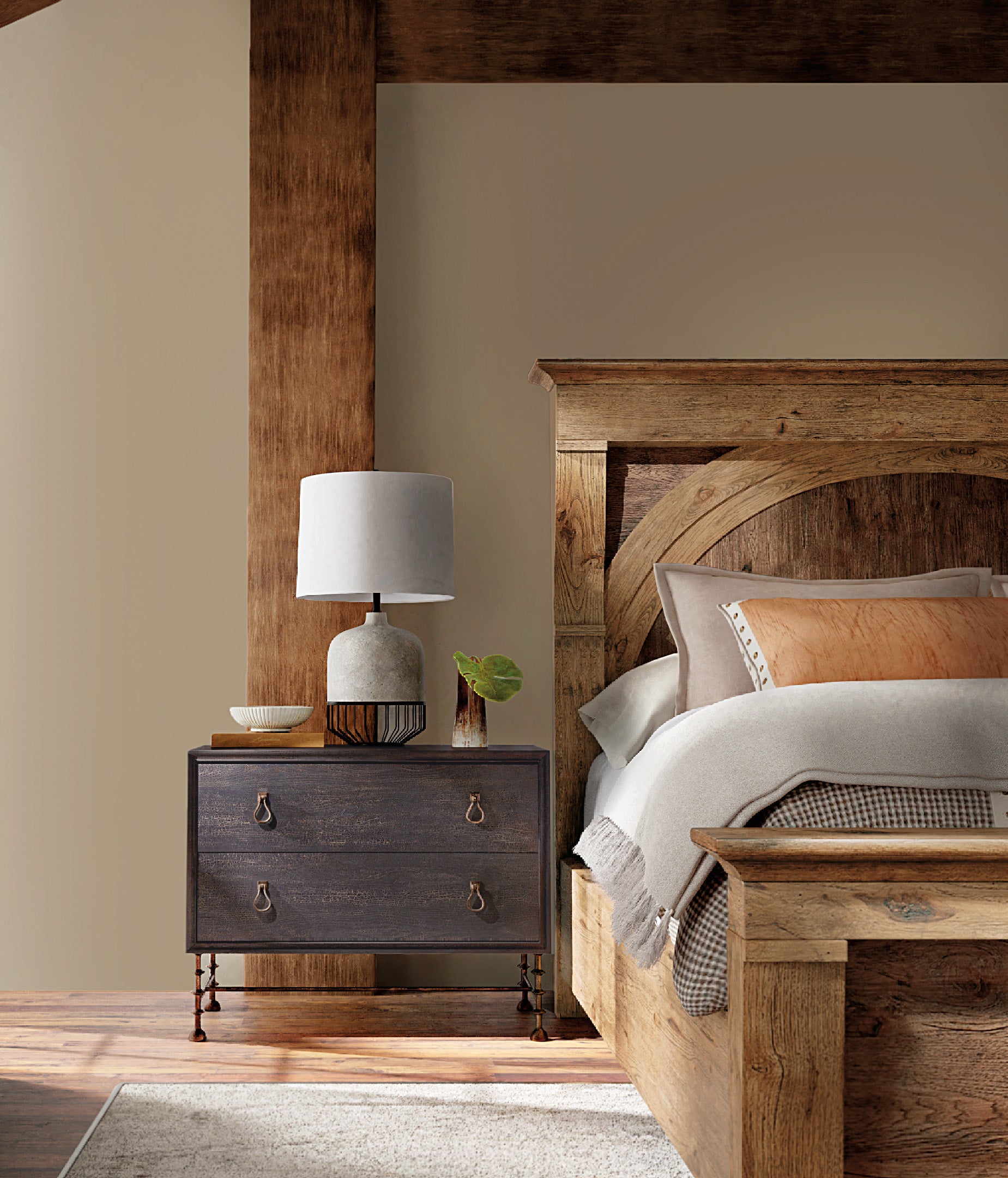Big Sky Bachelors Chest - Rustic Wooden Storage Dresser for Bedroom, Living Room & Office Organization - Perfect for Small Spaces, Apartments & Dorm Rooms